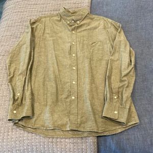 Gustin moss hemp chambray shirt size XXL